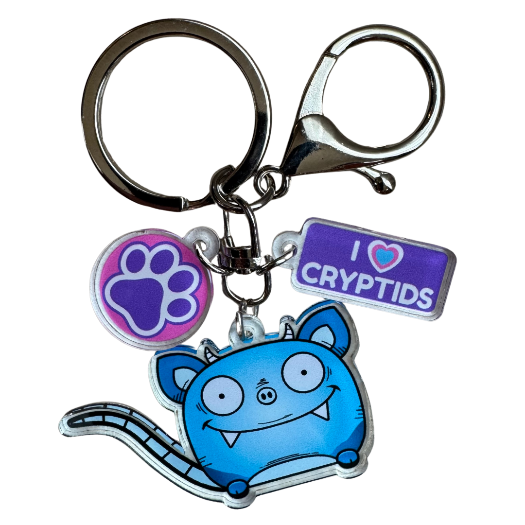 Felipe the Chupacabra Keychain