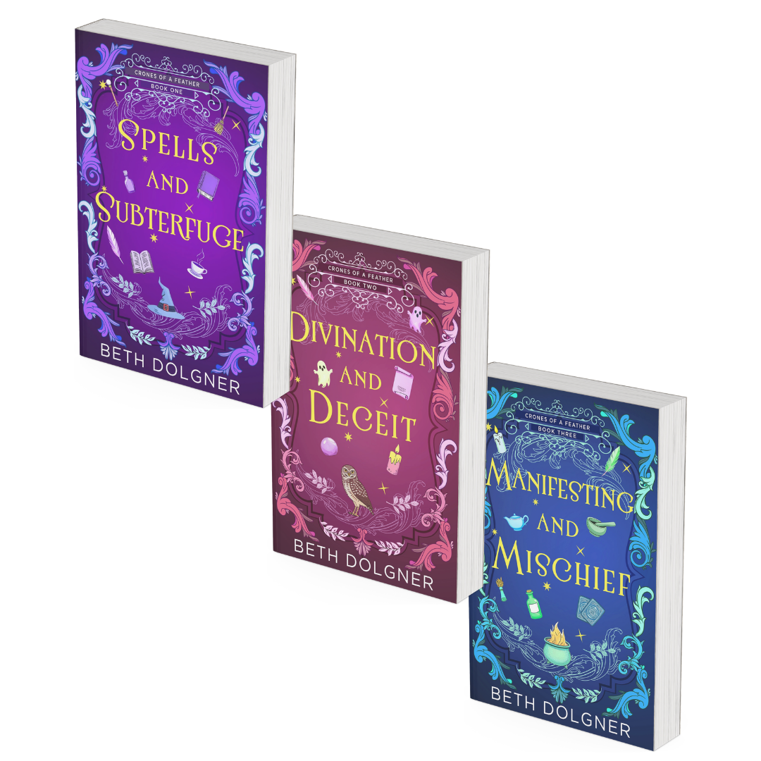 Crones of a Feather Paranormal Cozy Mysteries Books 1-3, Paperback