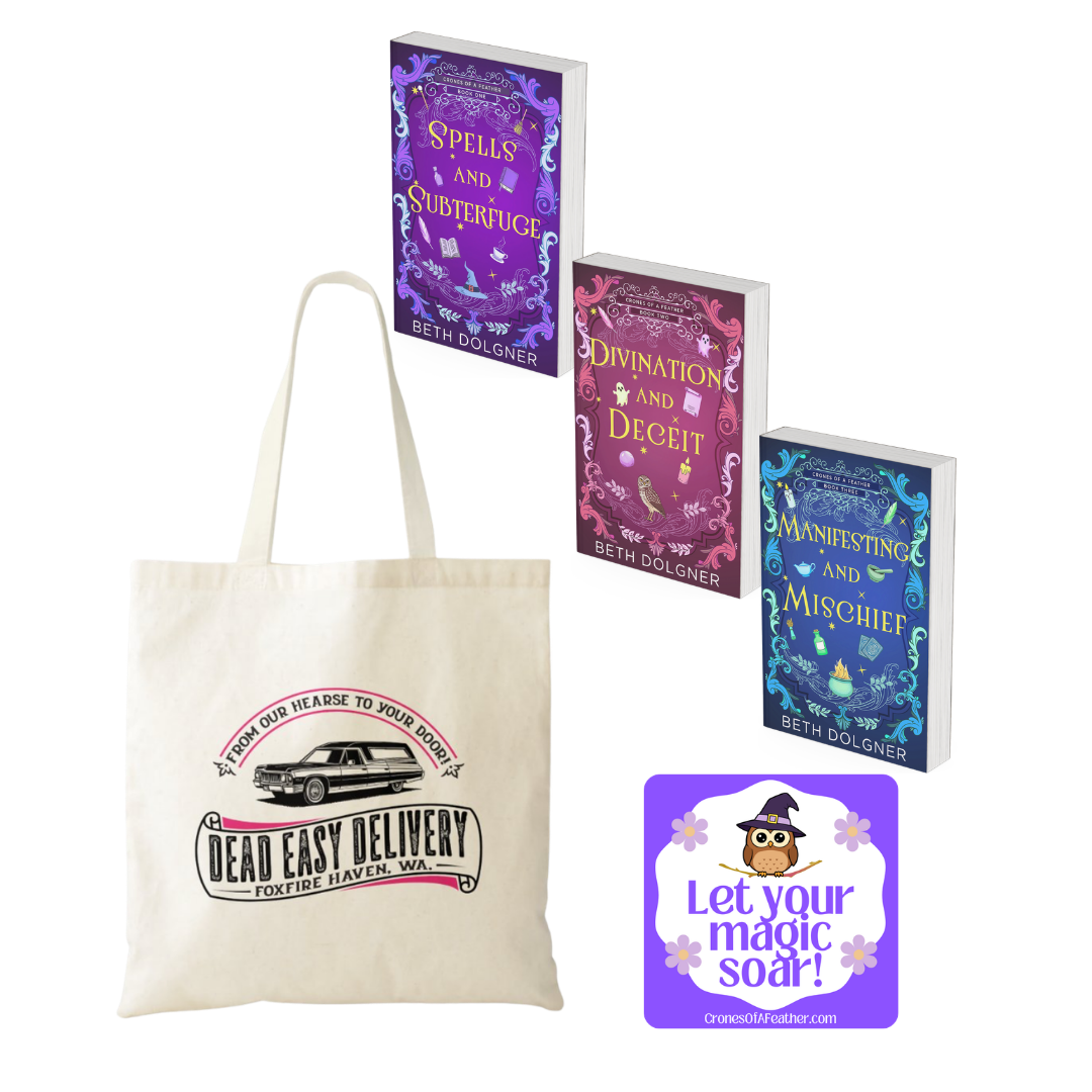 Crones of a Feather 1-3, Tote Bag & Sticker