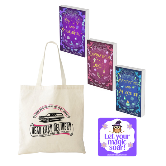 Crones of a Feather 1-3, Tote Bag & Sticker