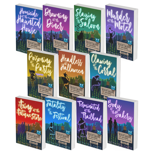Nightmare, Arizona Paranormal Cozy Mysteries Books 1-10 + Novella, Paperback