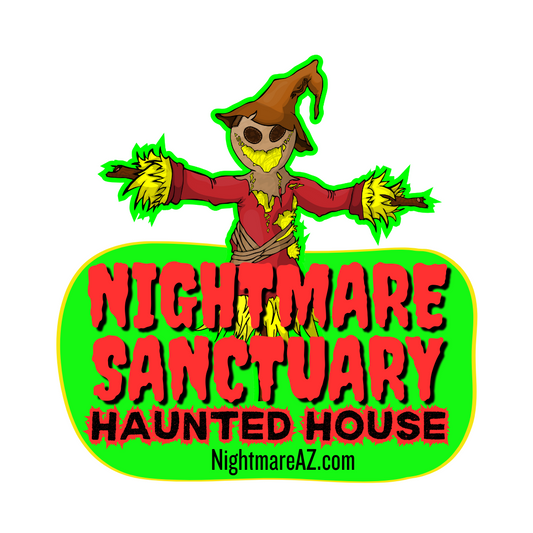 Nightmare Sanctuary Haunted House Sticker